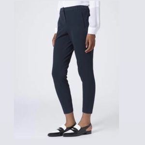 Topshop navy blue cigarette trousers size 4